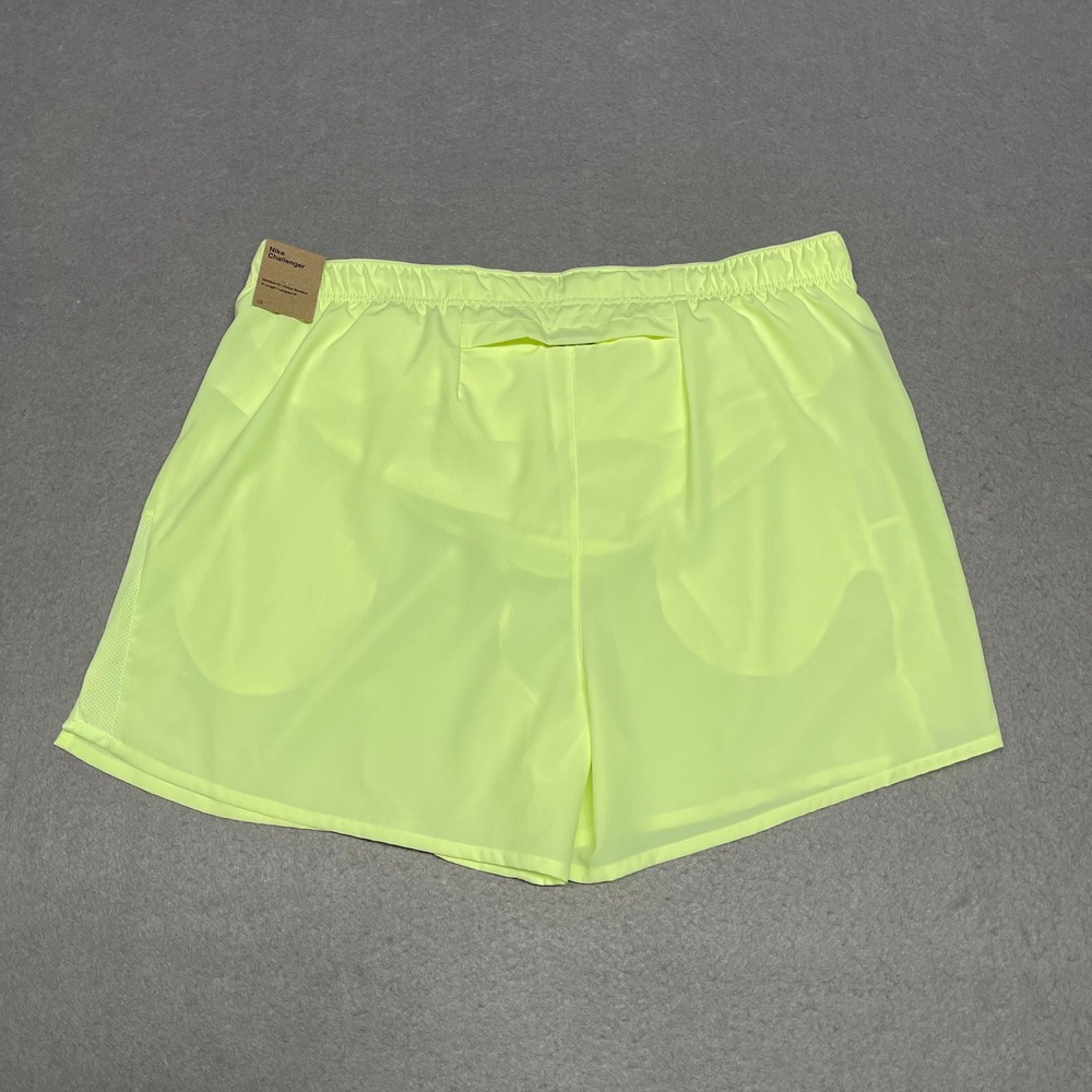 Nike Shorts Men XXL 2XL Neon Green Challenger Running Volt Dri-FIT 5" DV9363-701 - Picture 7 of 12